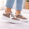 Victoria Barcelona Platform Lace Trainer - Leopard Print